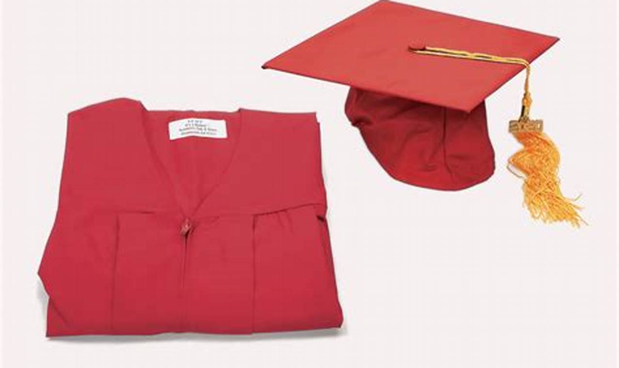 Red Cap And Gown 2024