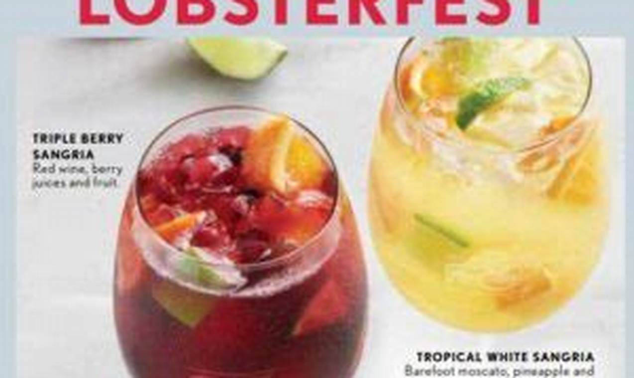 Red Lobster Lobsterfest Menu With Prices 2024