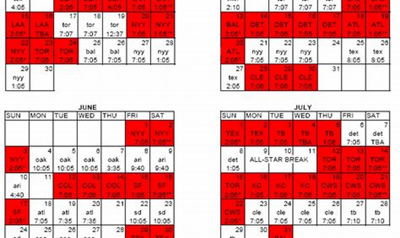 Red Sox Spring Training Schedule 2024 Times