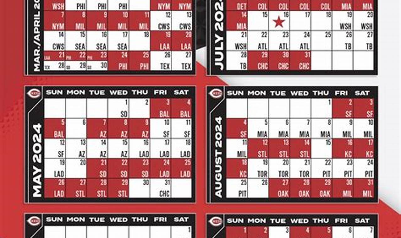 Reds Schedule 2024