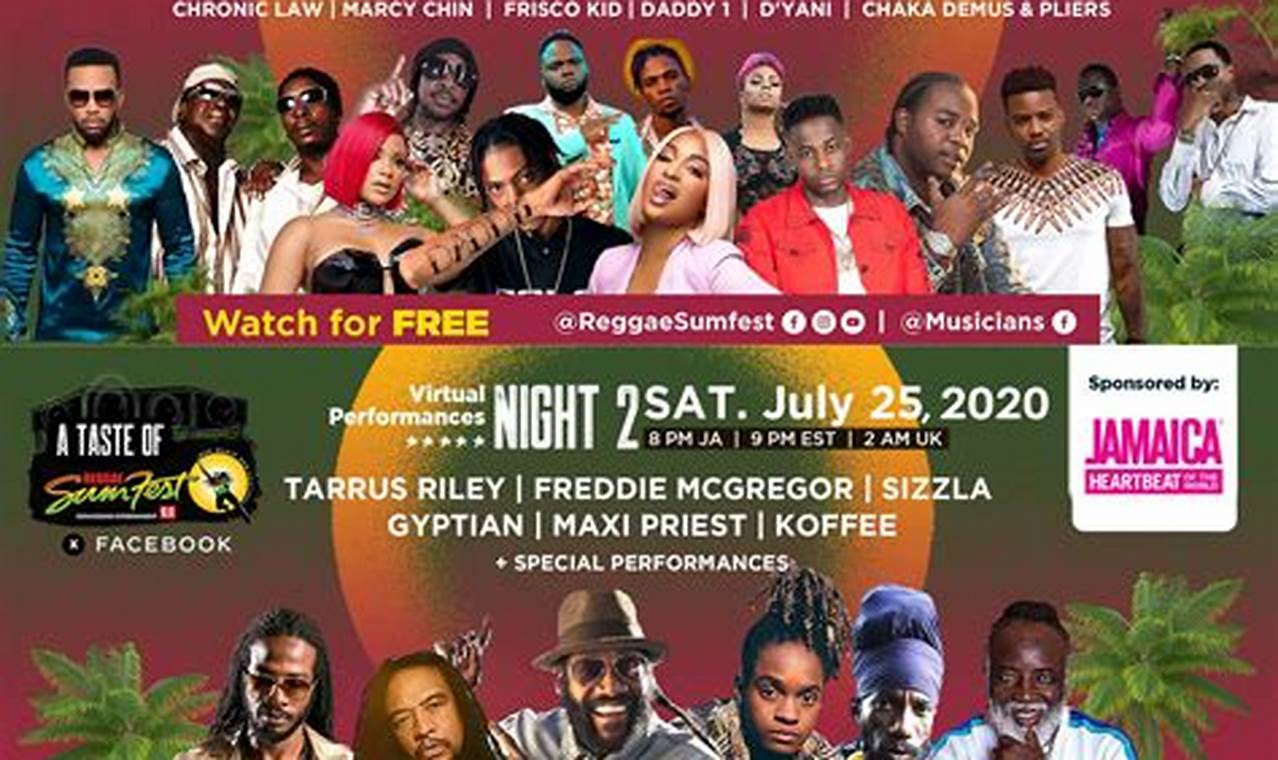 Reggae Festival 2024 Near Florida