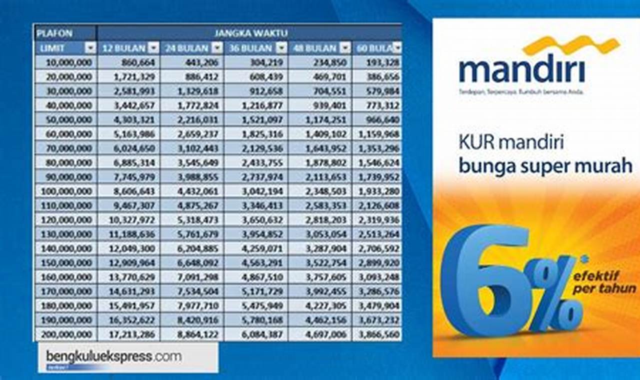 Rekomendasi pinjaman bank mandiri online