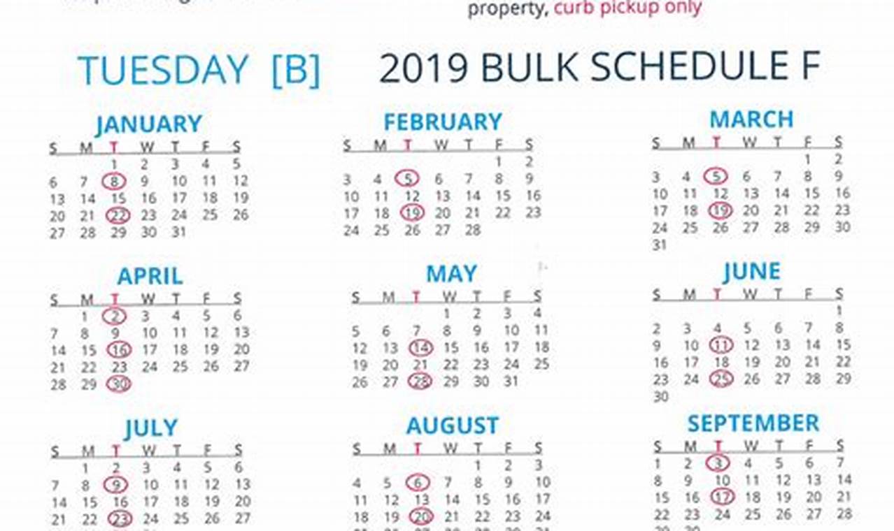Republic Services Las Vegas Bulk Pickup Calendar 2024
