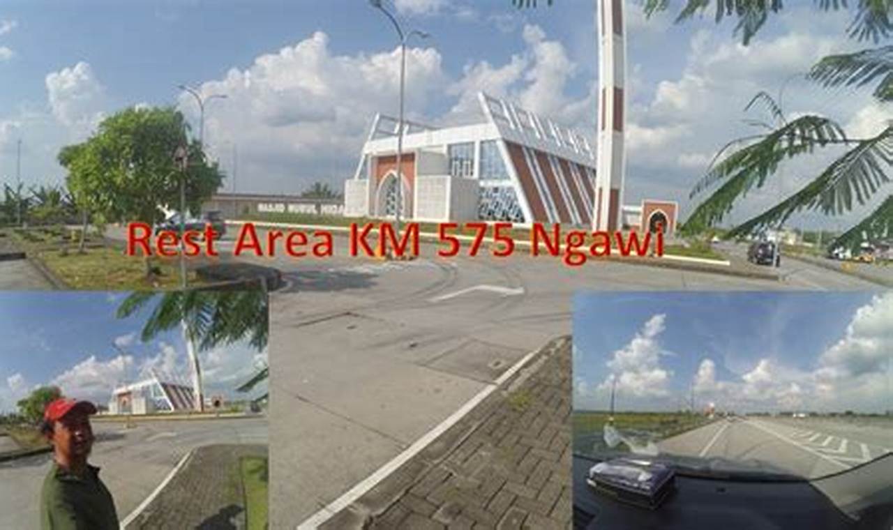 Rest area Ngawi di KM berapa?