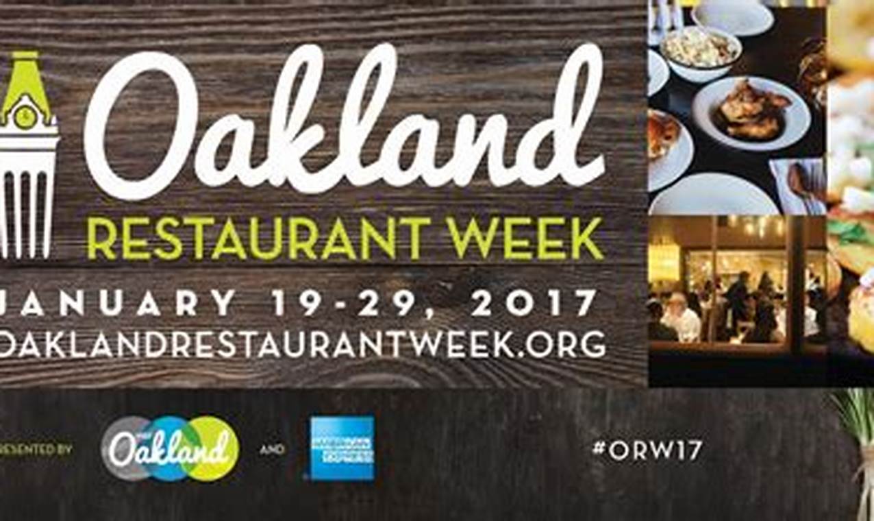 Restaurant Week Oakland 2024