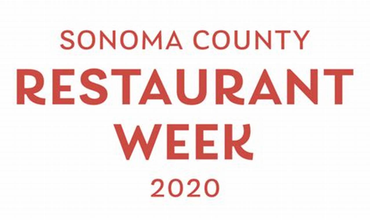 Restaurant Week Sonoma County 2024