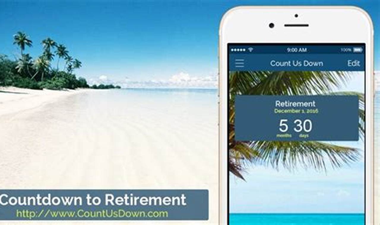 Retirement Calendar App
