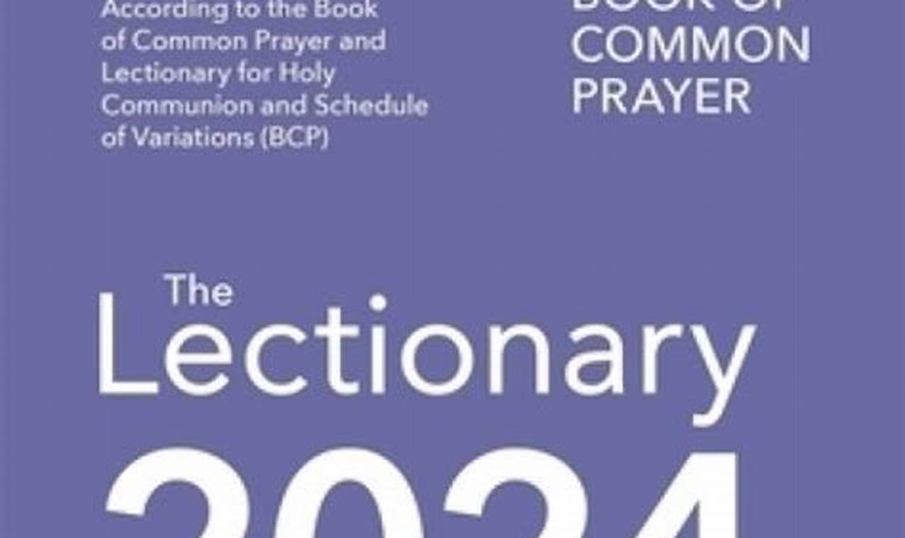 Revised Common Lectionary 2024 Printable