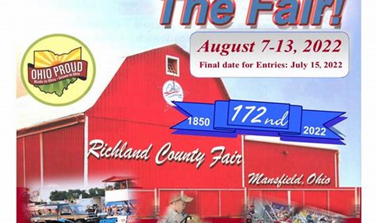 Richland County Fair Schedule 2024