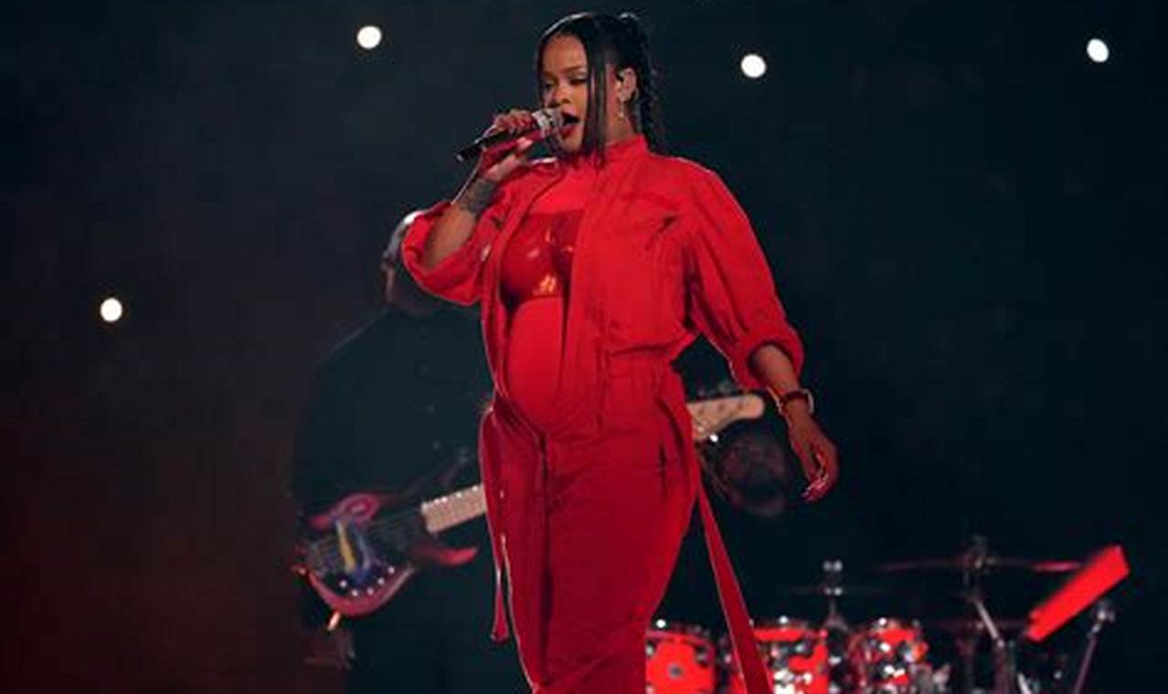 Rihanna Pregnant At Super Bowl 2024