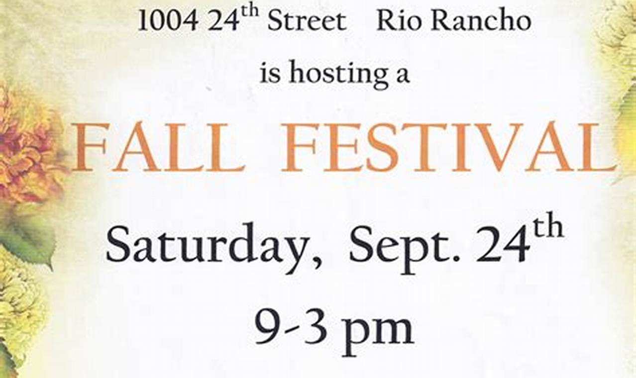 Rio Rancho Fall Festival 2024