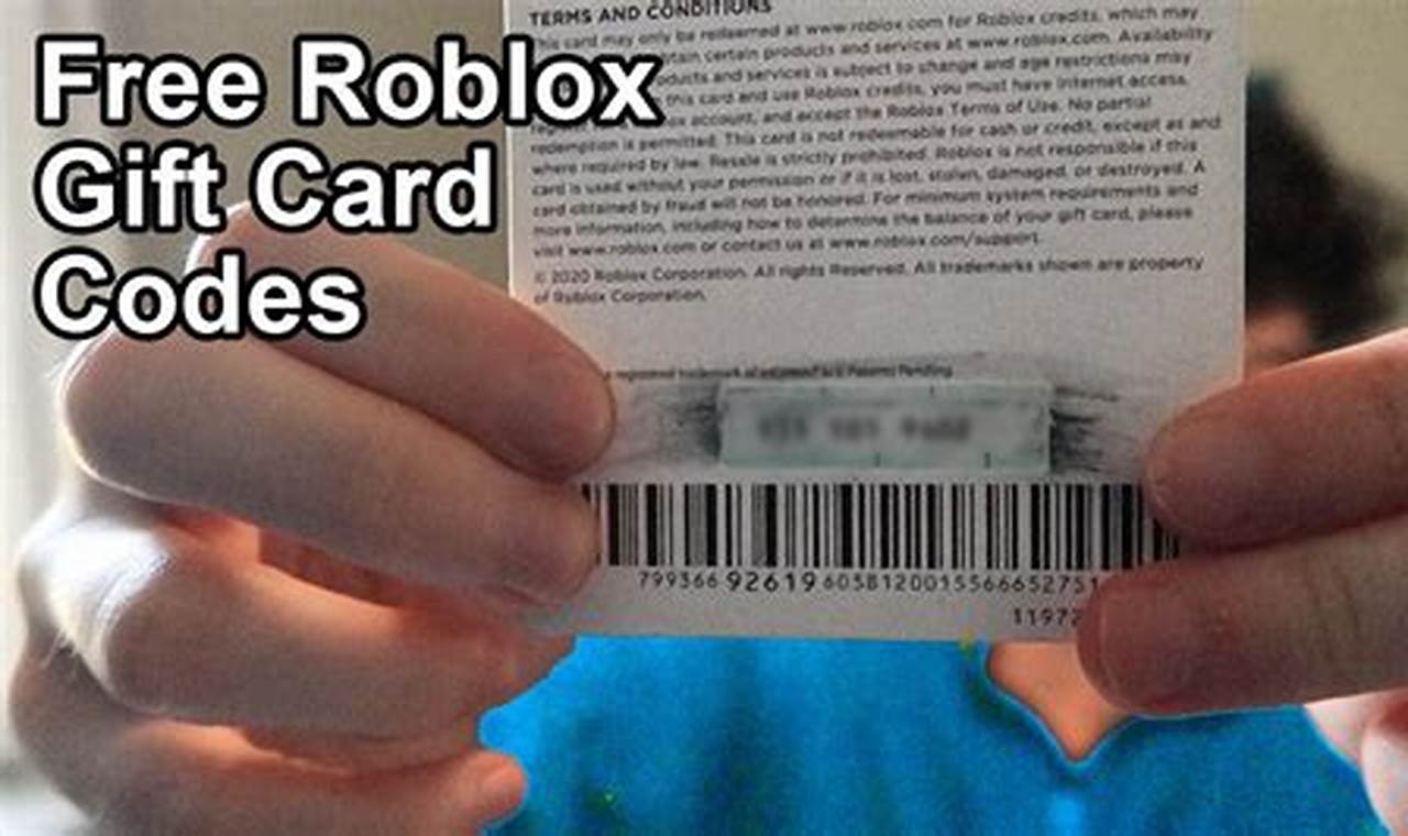 Roblox Gift Card Generator 2024