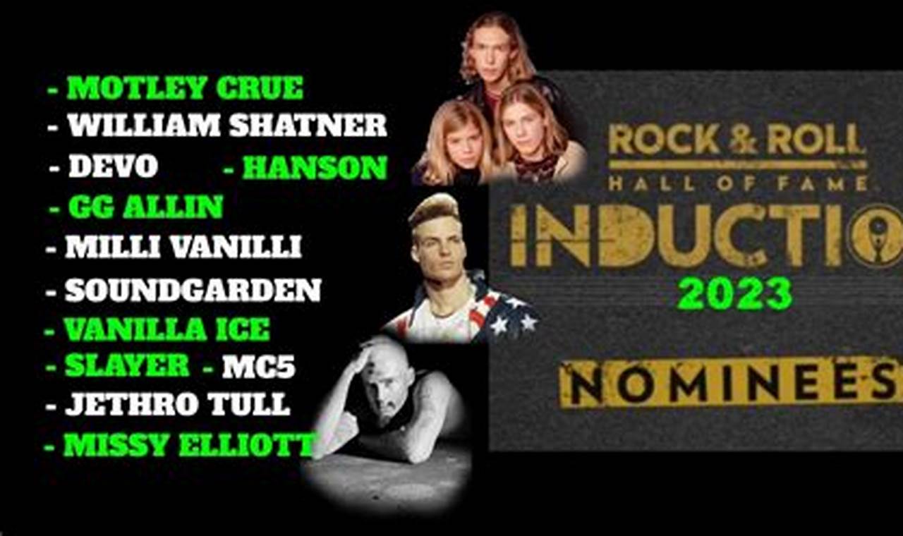 Rock And Roll Hof 2024 Nominees