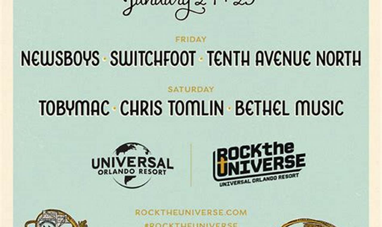 Rock The Universe 2024 Lineup