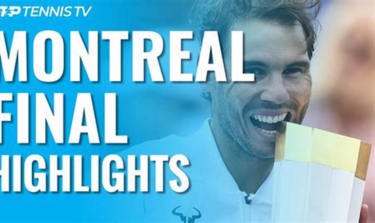 Rogers Cup Tennis Montreal 2024 Tv