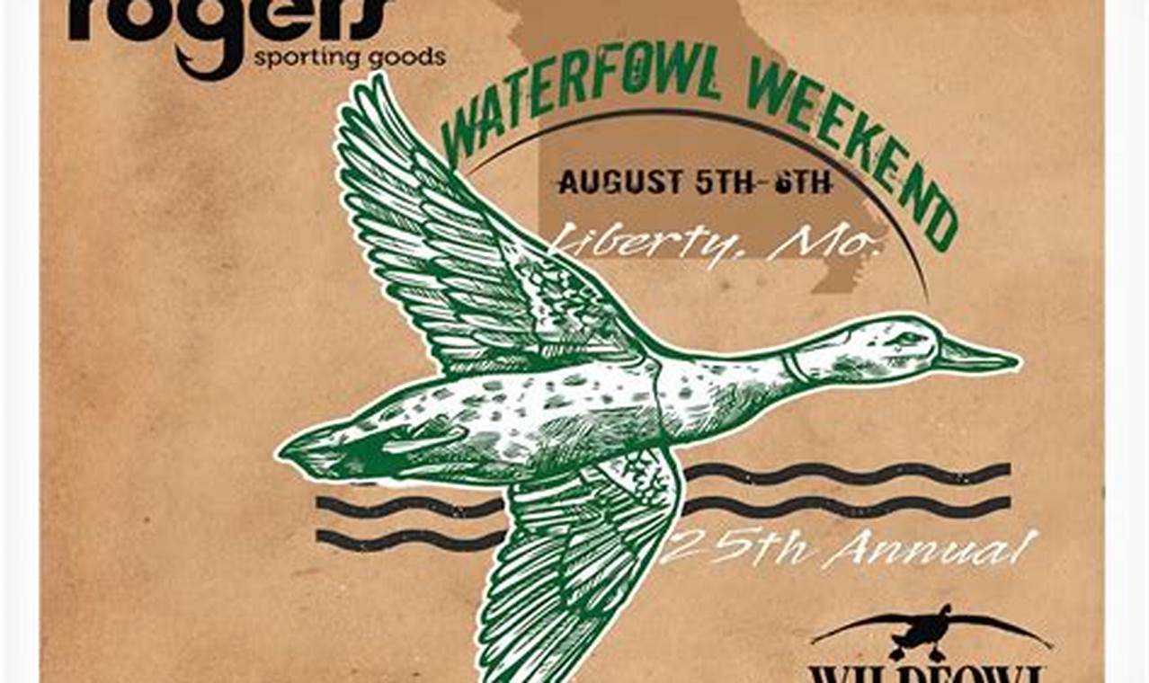Rogers Sporting Goods Waterfowl Weekend 2024 Calendar