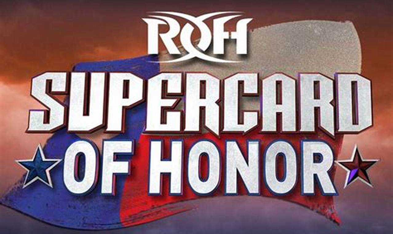 Roh Supercard Of Honor 2024 Matches