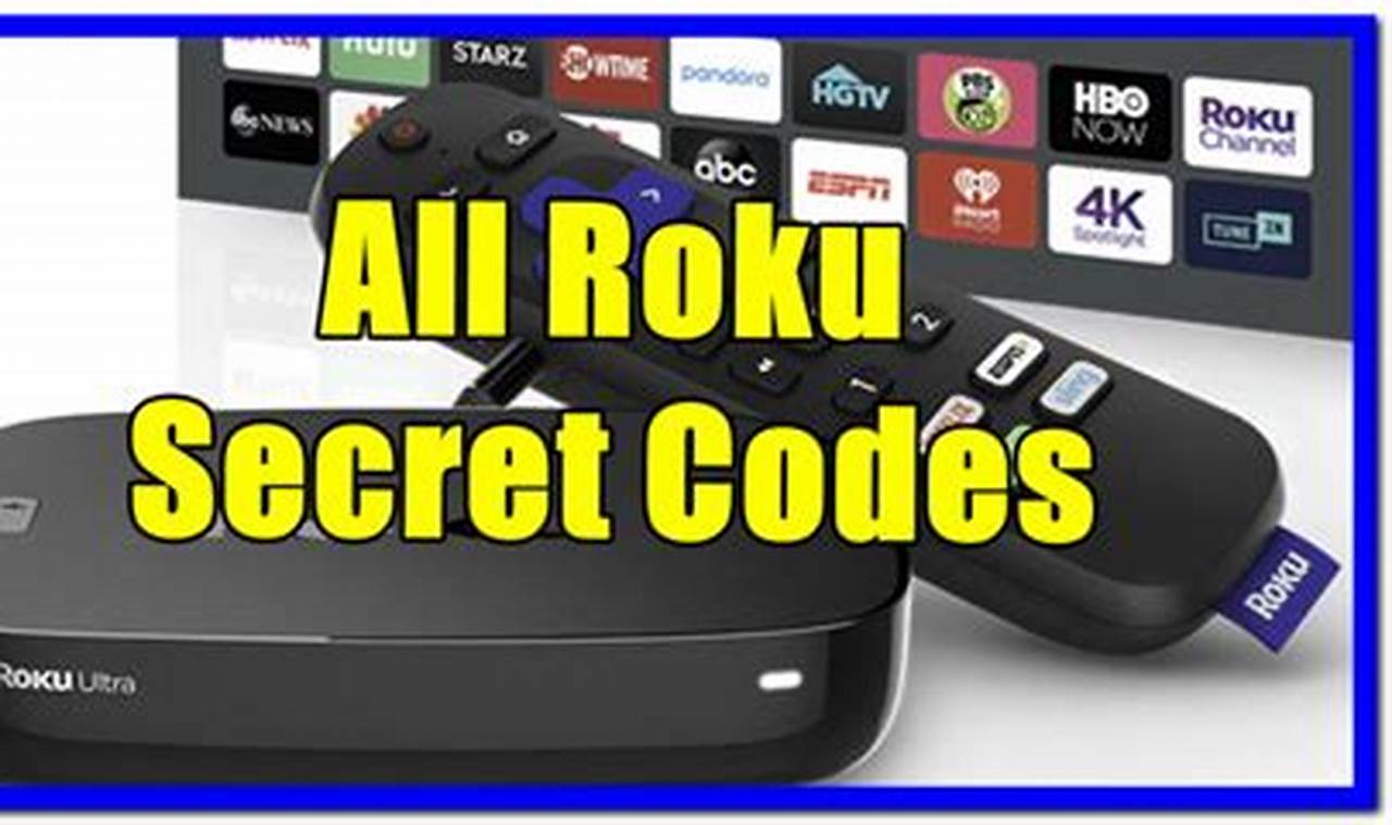 Roku Hidden Channel Codes 2024 Tv