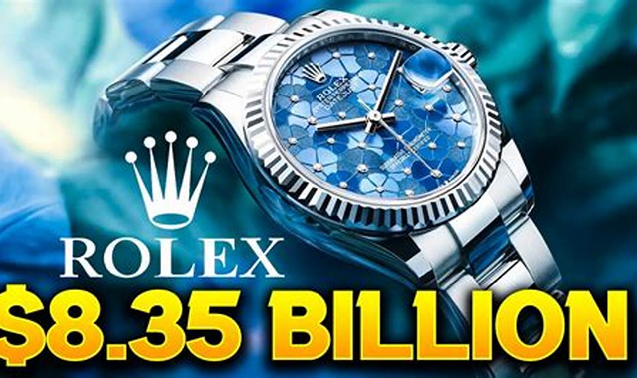 Rolex Company Net Worth 2024