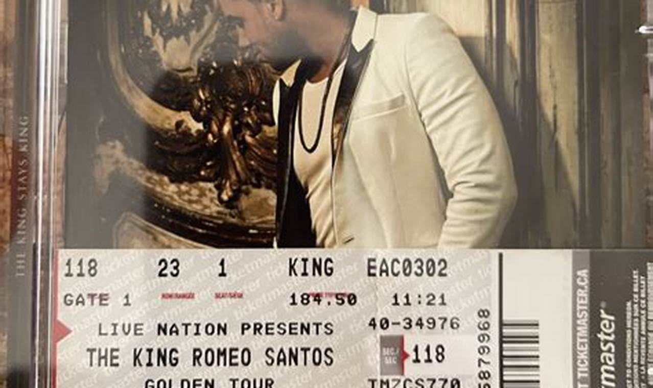 Romeo Santos Tour 2024 Ticketmaster