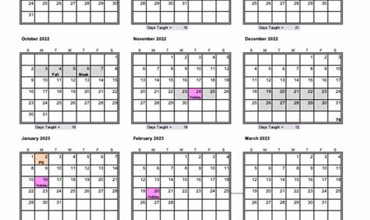 Rowan Spring 2024 Calendar
