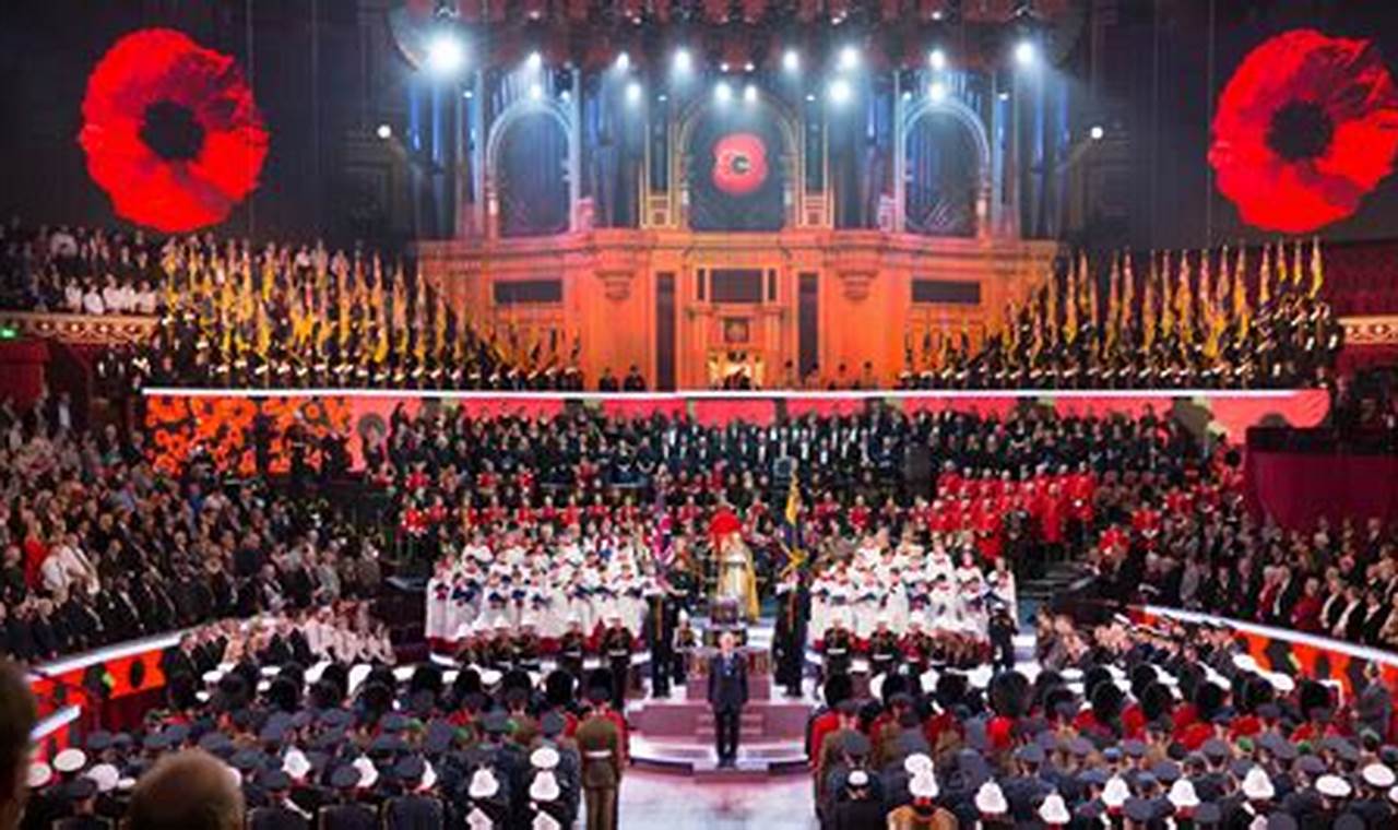 Royal Albert Hall Remembrance 2024
