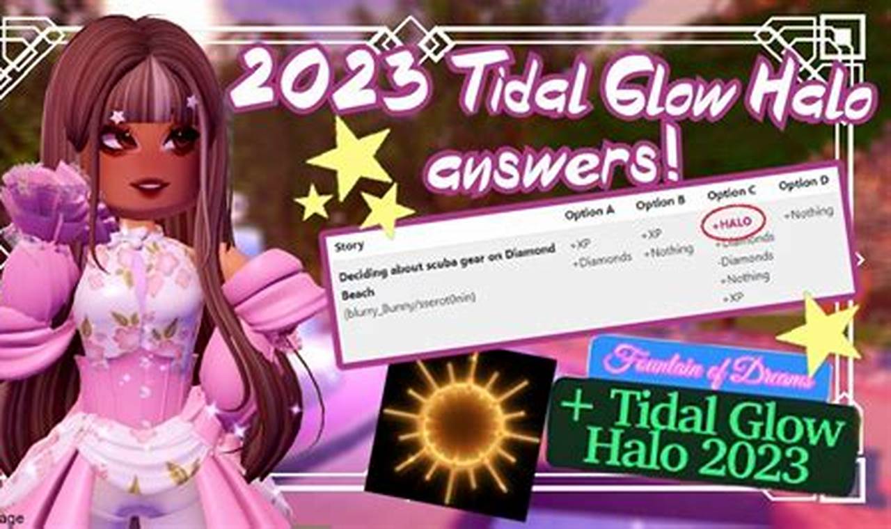 Royale High Tidal Glow Halo Answers 2024