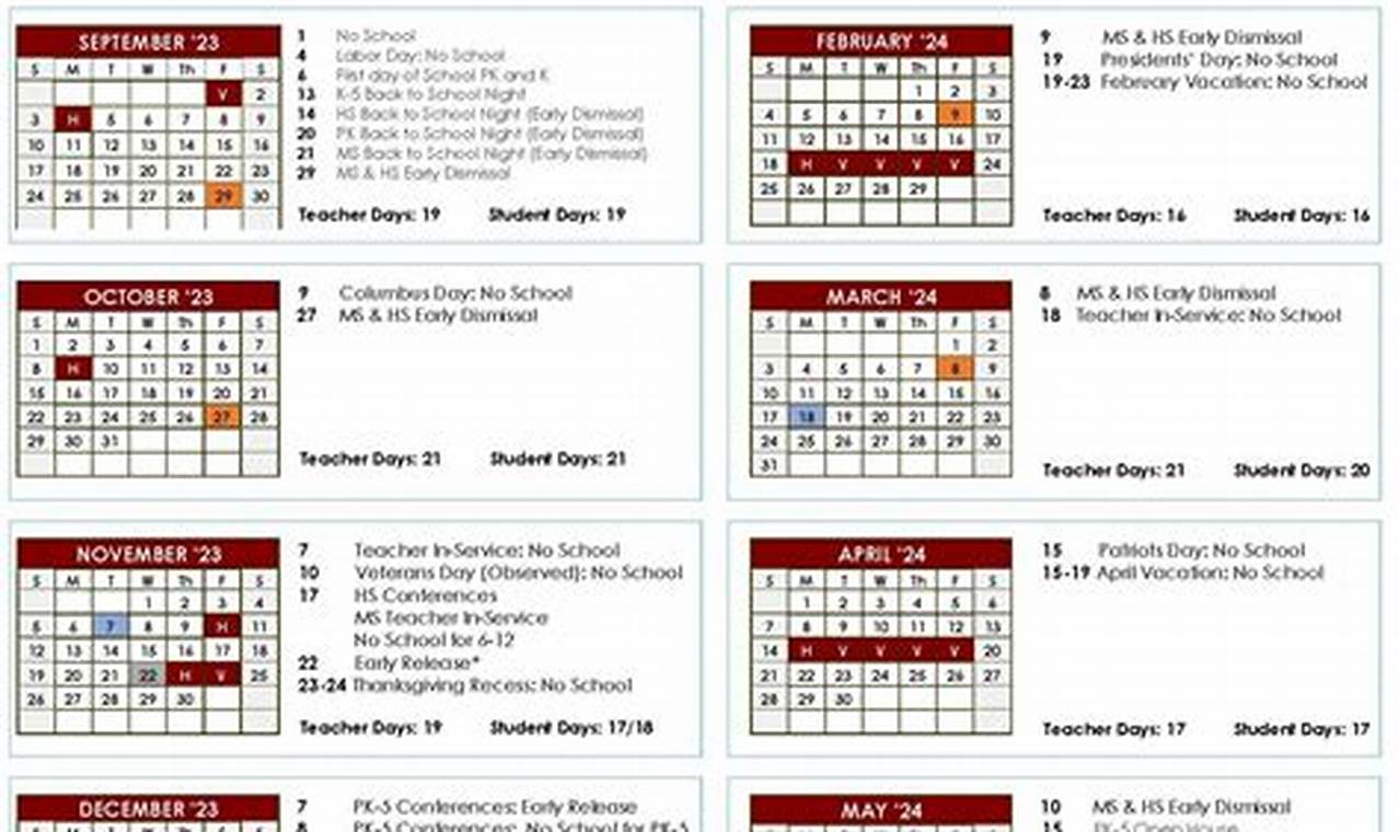 Rps 205 School Calendar 2024-23