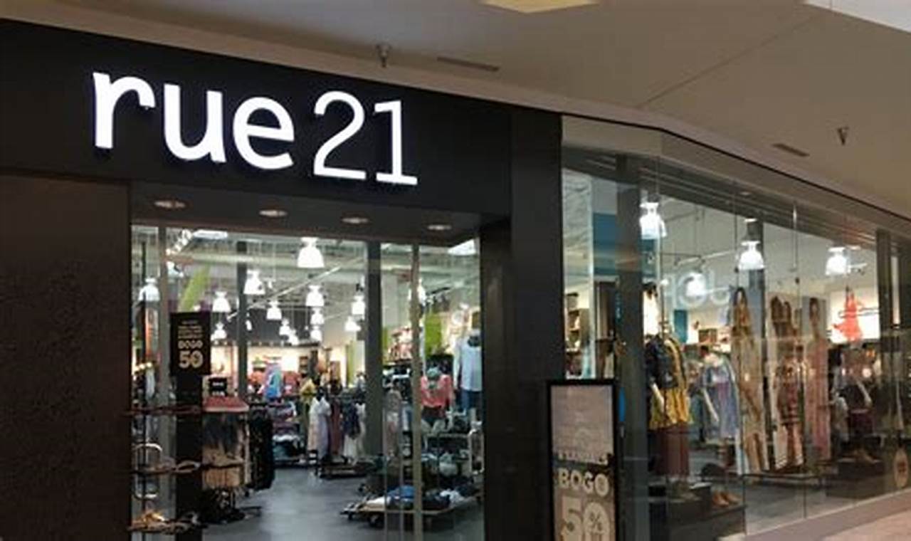 Rue21 Closing Stores 2024-2024