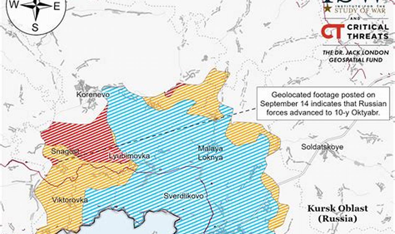 Russia Ukraine War Territory Map 2024