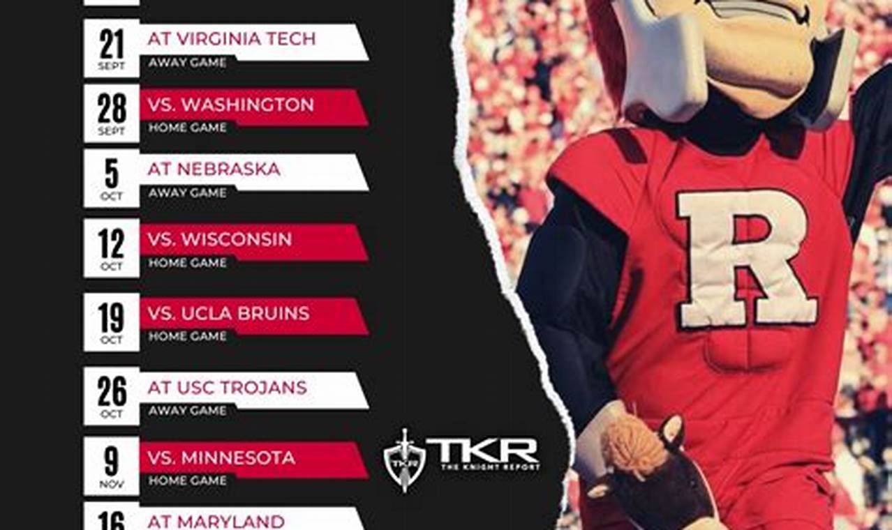 Rutgers 2024 Football Schedule