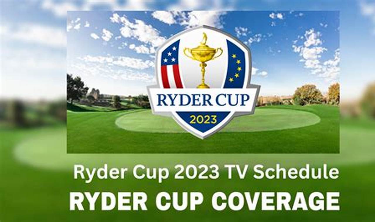 Ryder Cup 2024 Matches