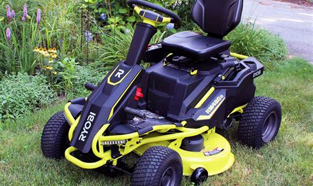 Ryobi Electric Riding Lawn Mower