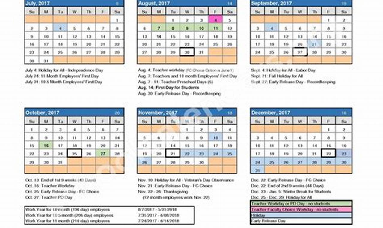 Saint Lucie County Schools Calendar