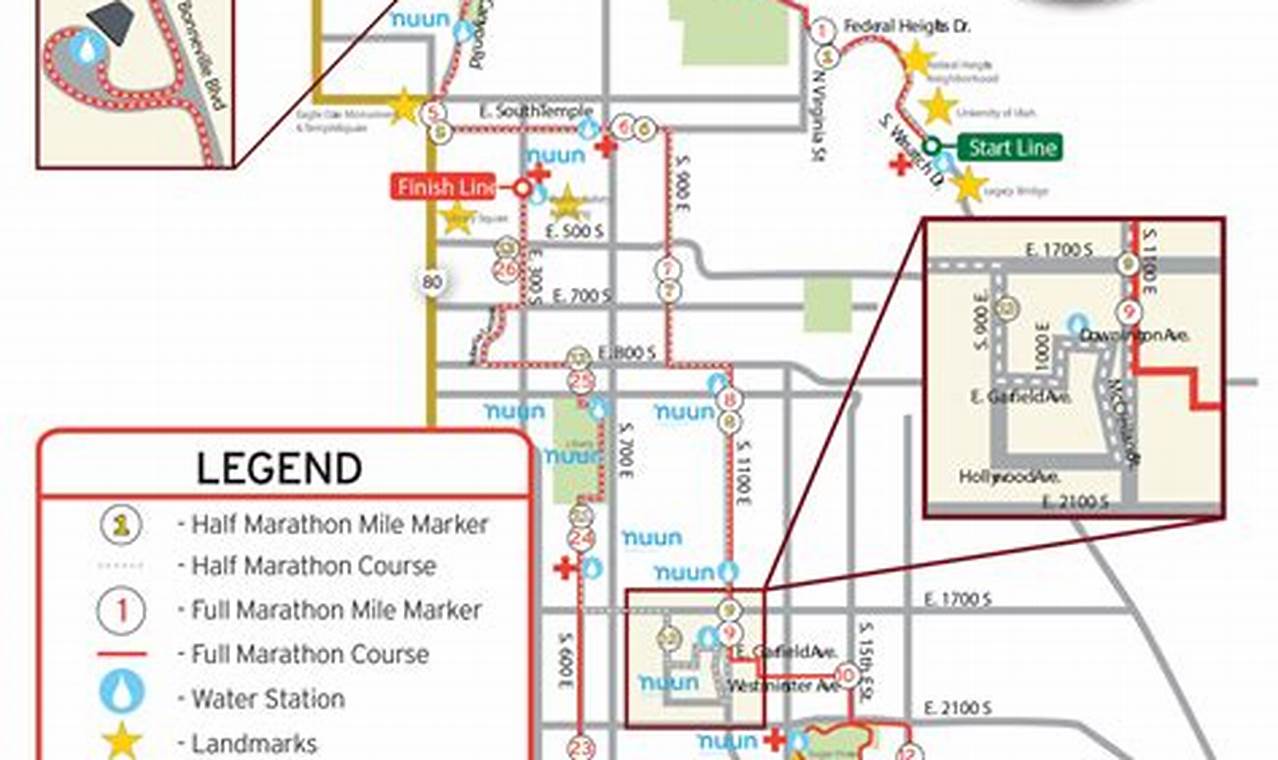 Salt Lake City Marathon 2024 Map