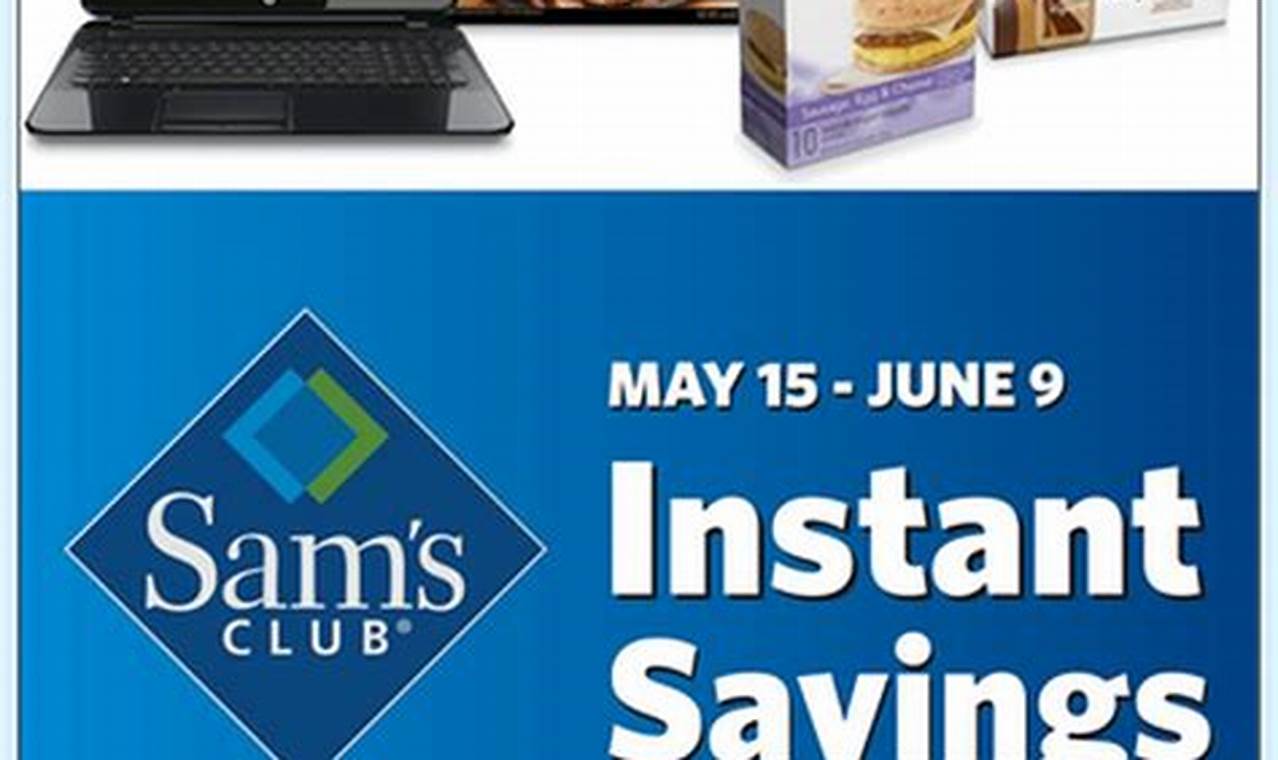 Sams Club Instant Savings Book May 2024