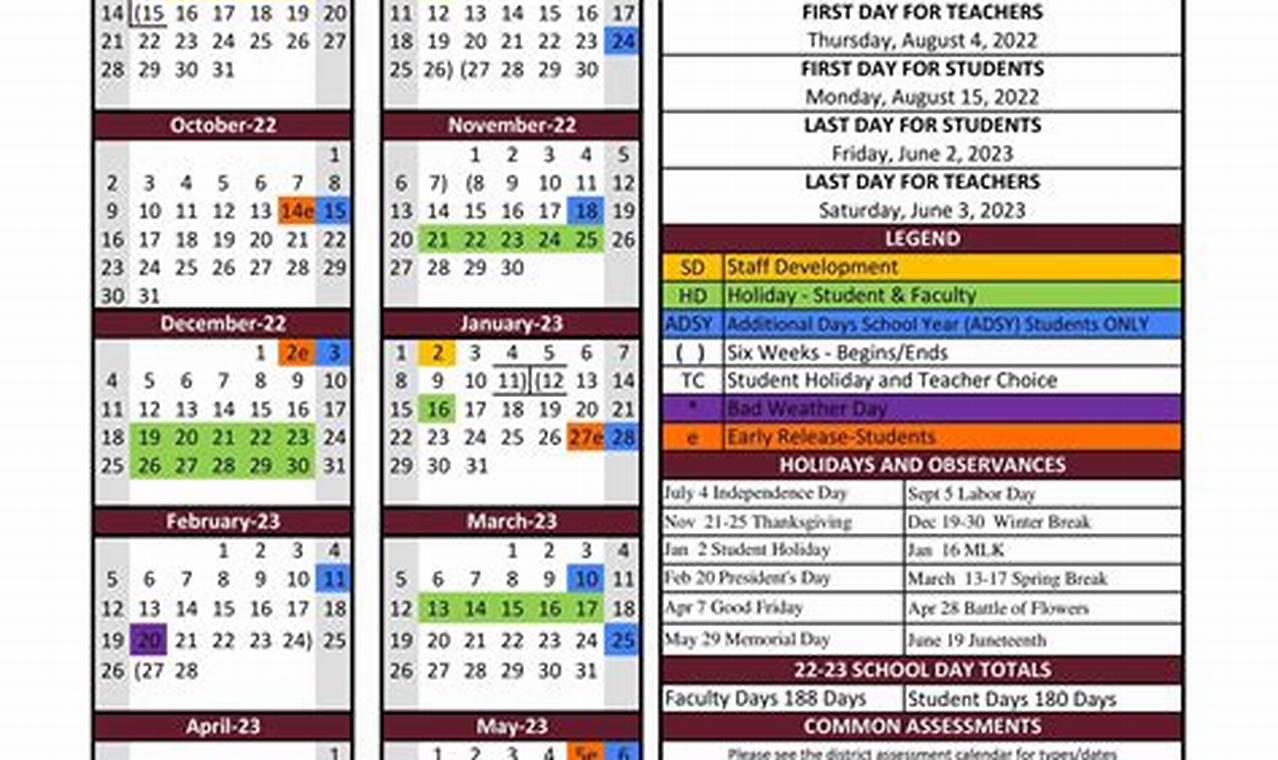 San Antonio Calendar 2024