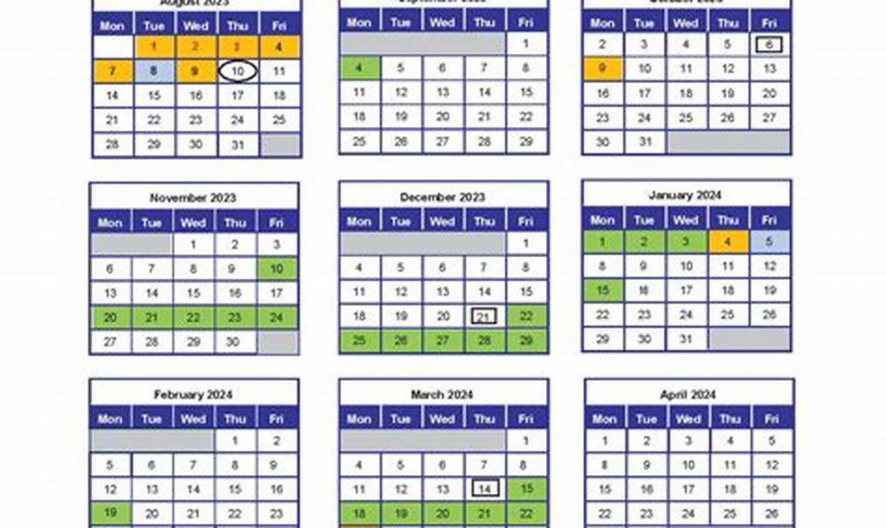 San Mateo School District Calendar 2024-2024