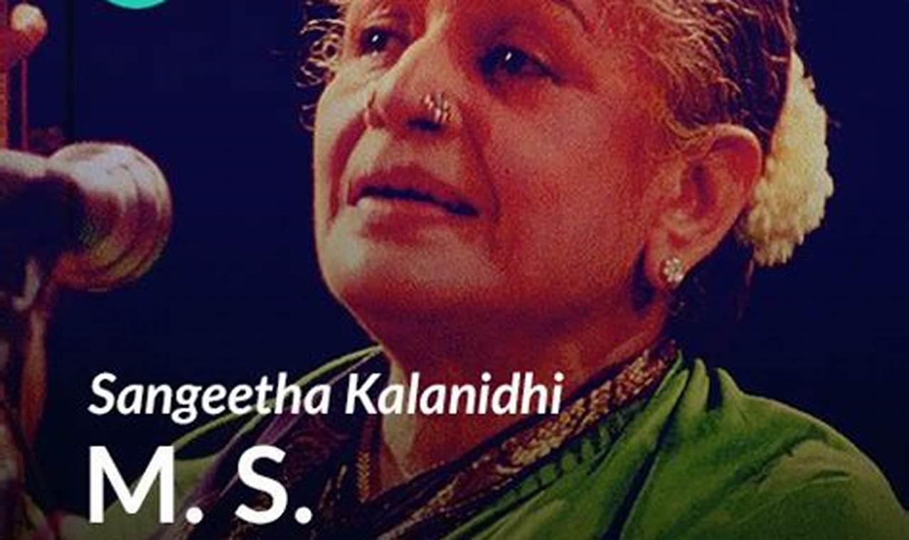 Sangeetha Kalanidhi 2024 Election