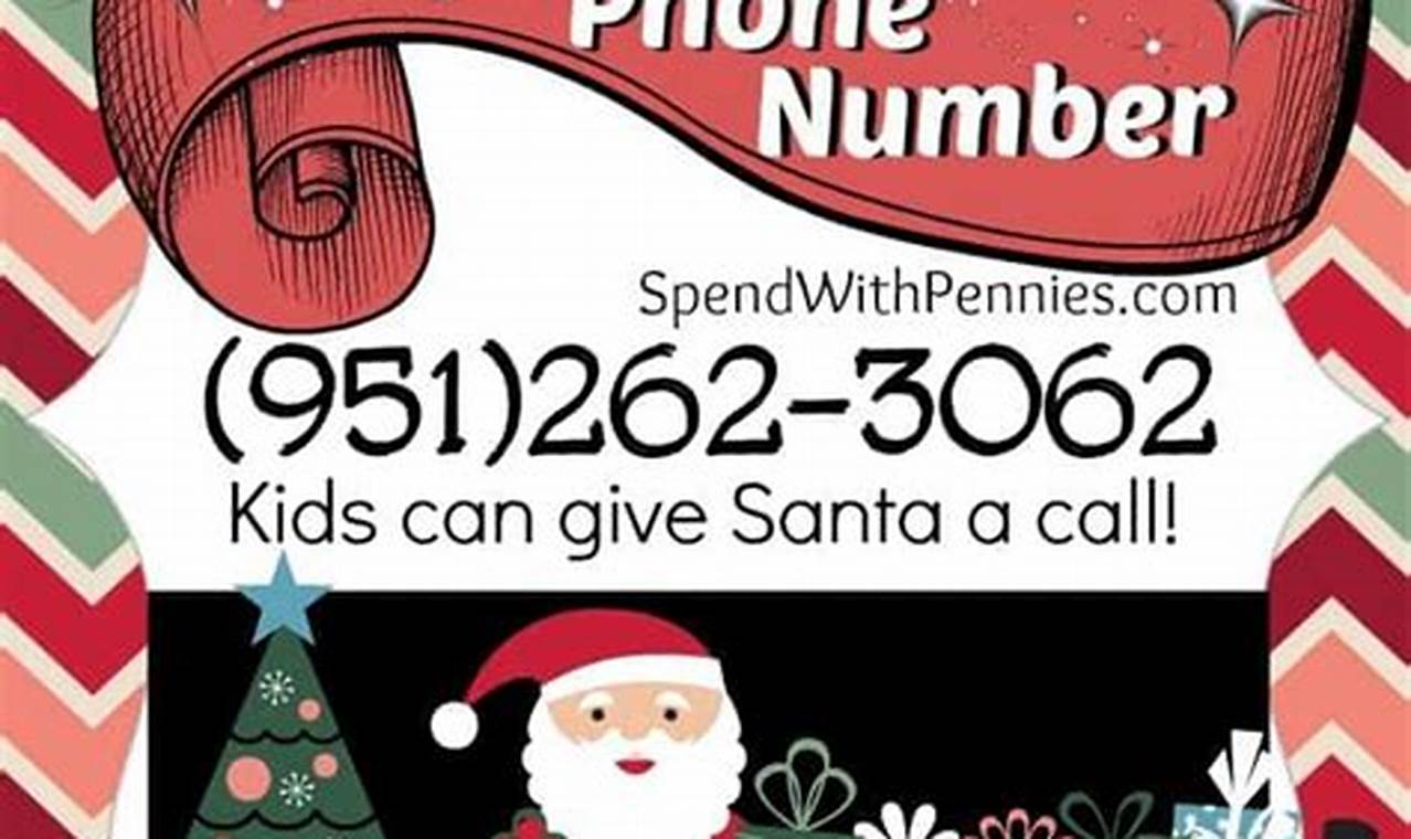 Santa Phone Number For Bad Kid 2024 Free