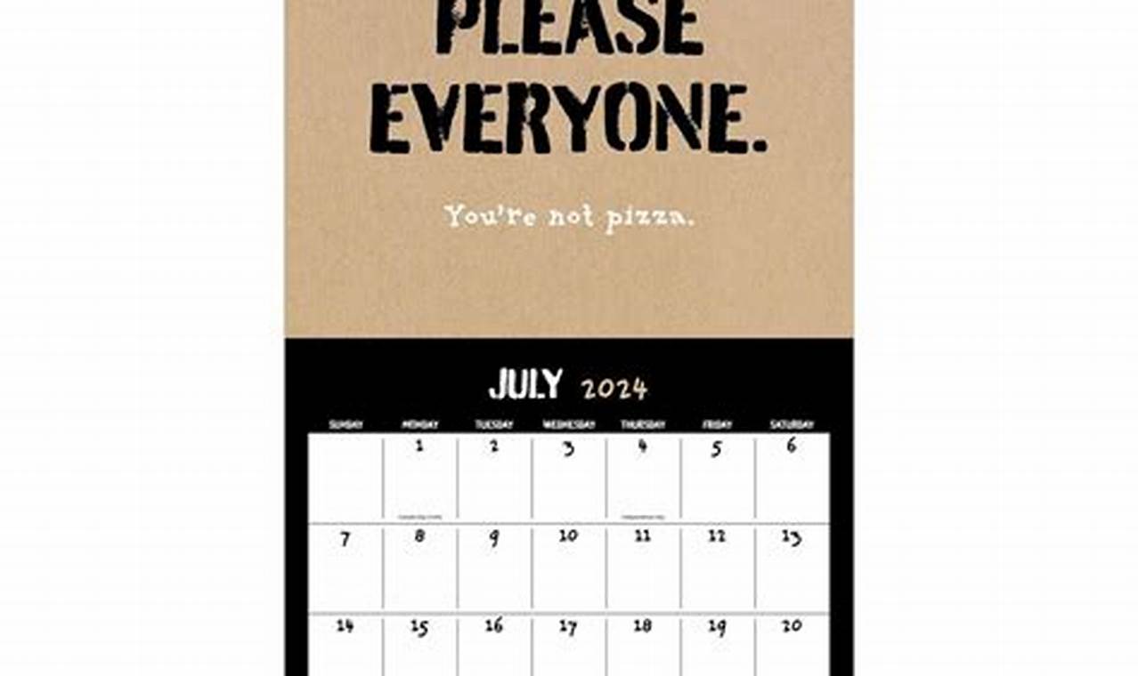 Sarcasm Calendar 2024 Calendar Week