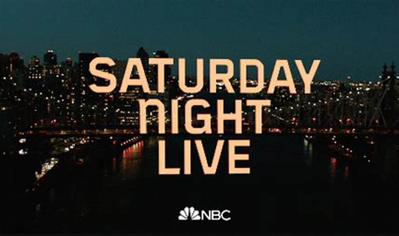 Saturday Night Live New Episode 2024