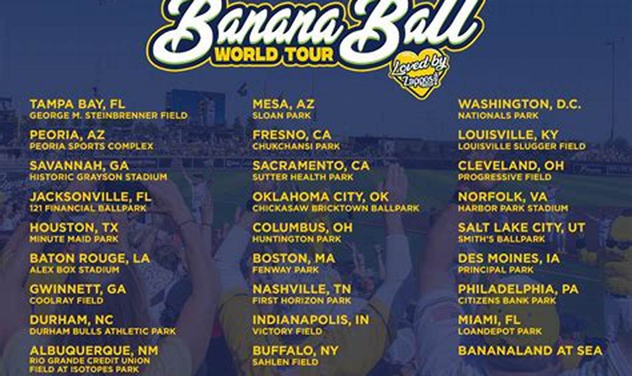 Savannah Bananas 2024 Tour