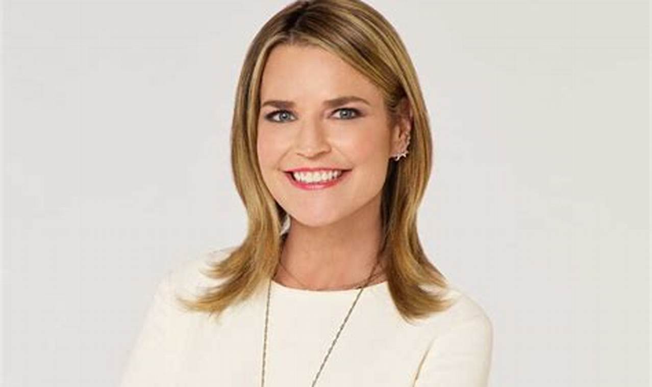 Savannah Guthrie On Today Show Today