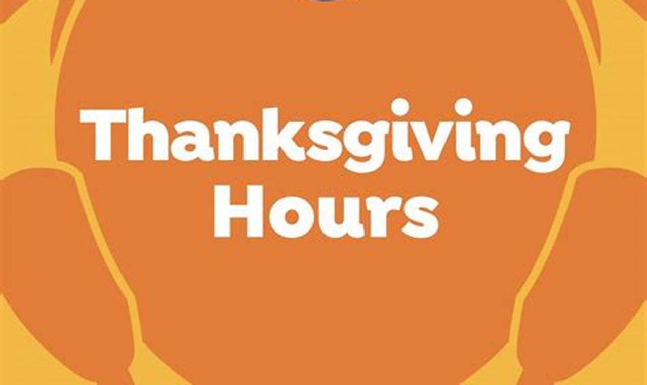 Save A Lot Thanksgiving Hours 2024
