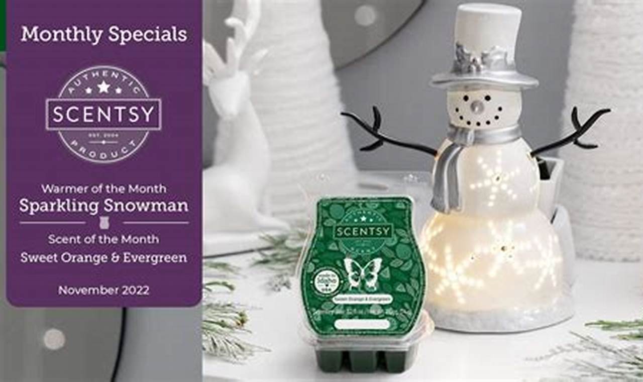 Scentsy November Warmer Of The Month 2024