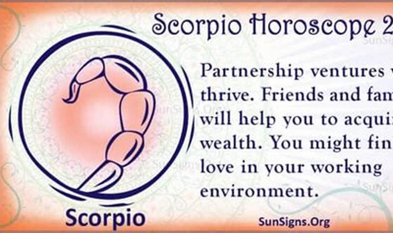 Scorpio 2024 Yearly Horoscope Love