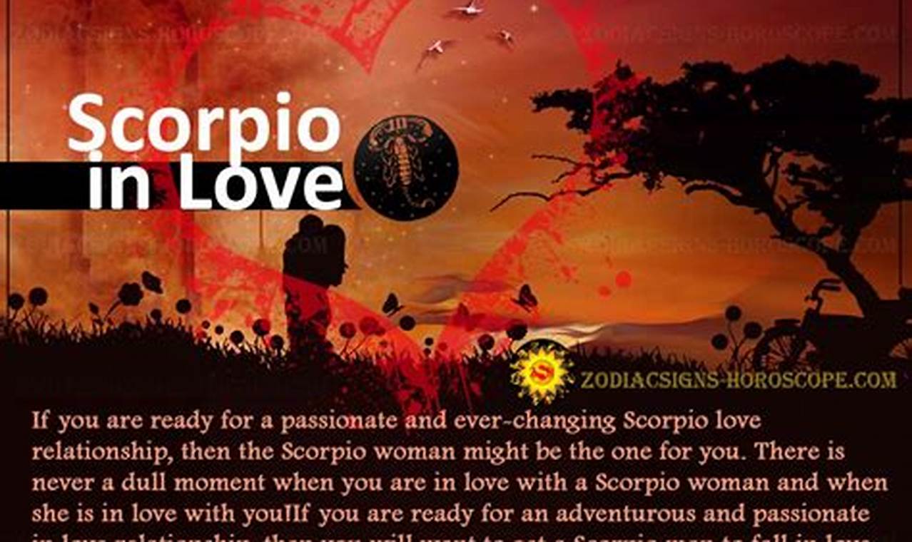 Scorpio Man Love Horoscope 2024