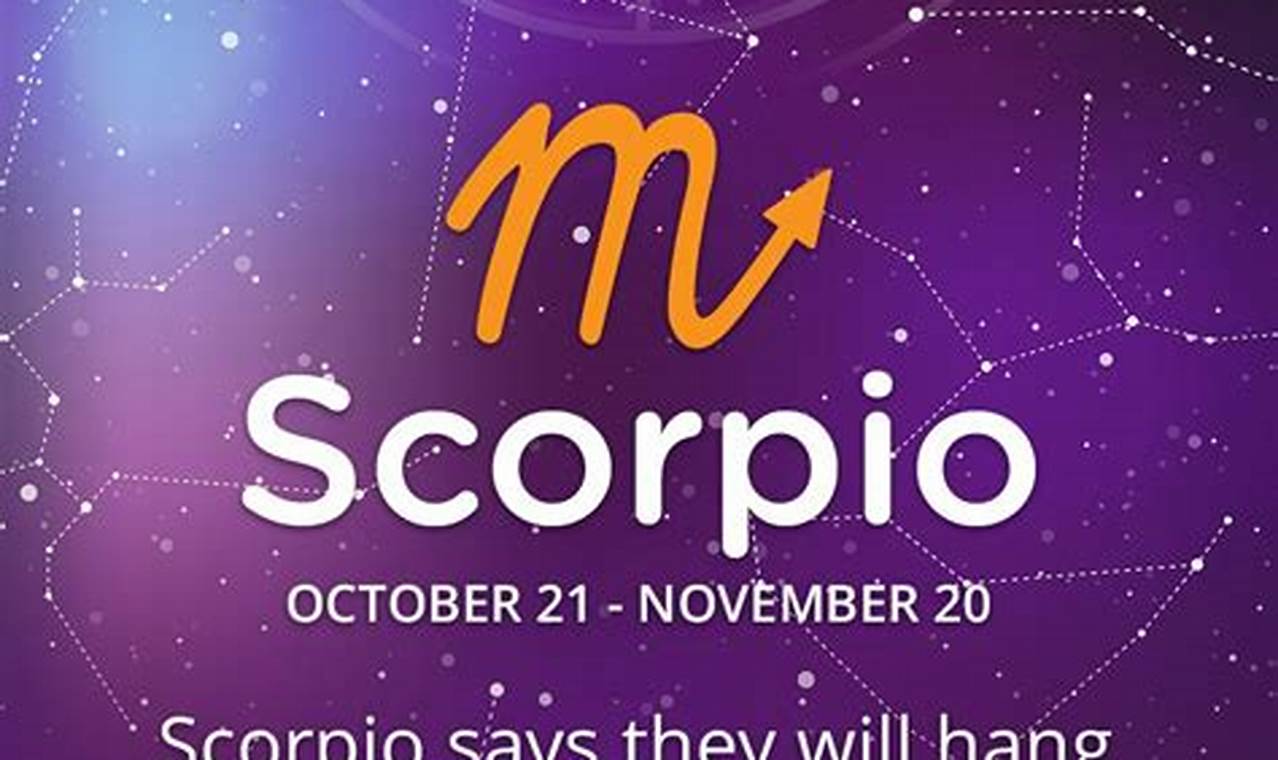 Scorpio October 2024 Horoscope