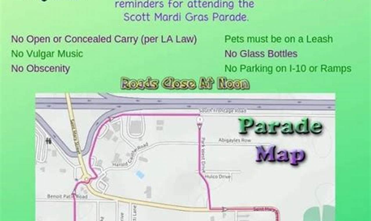 Scott Mardi Gras Parade 2024
